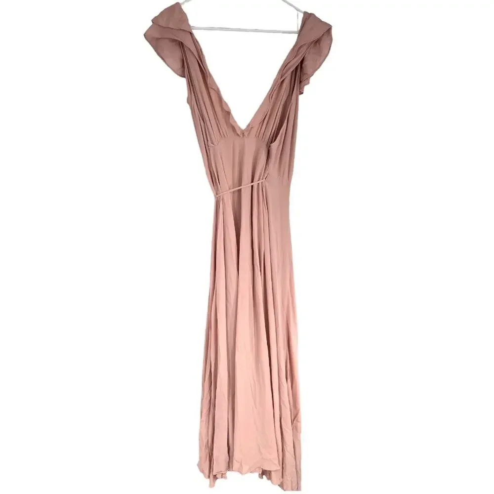 Reformation Peppermint Blush‎ Wrap Dress Womens Large
